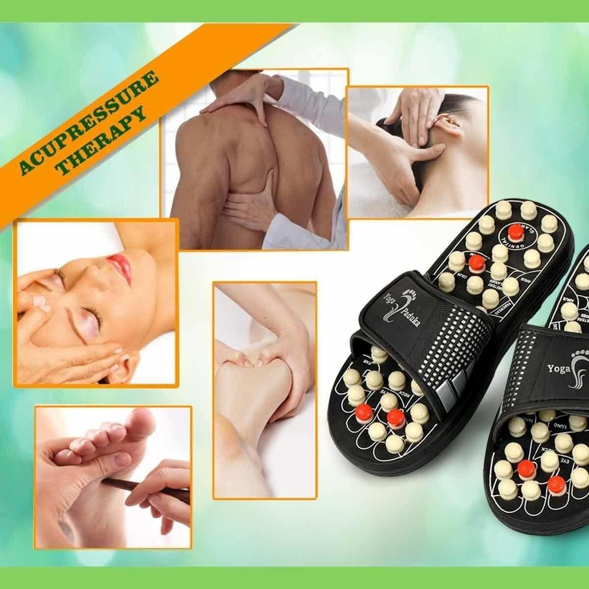 Magnetic Therapy Paduka Slippers for Full Body Blood Circulation