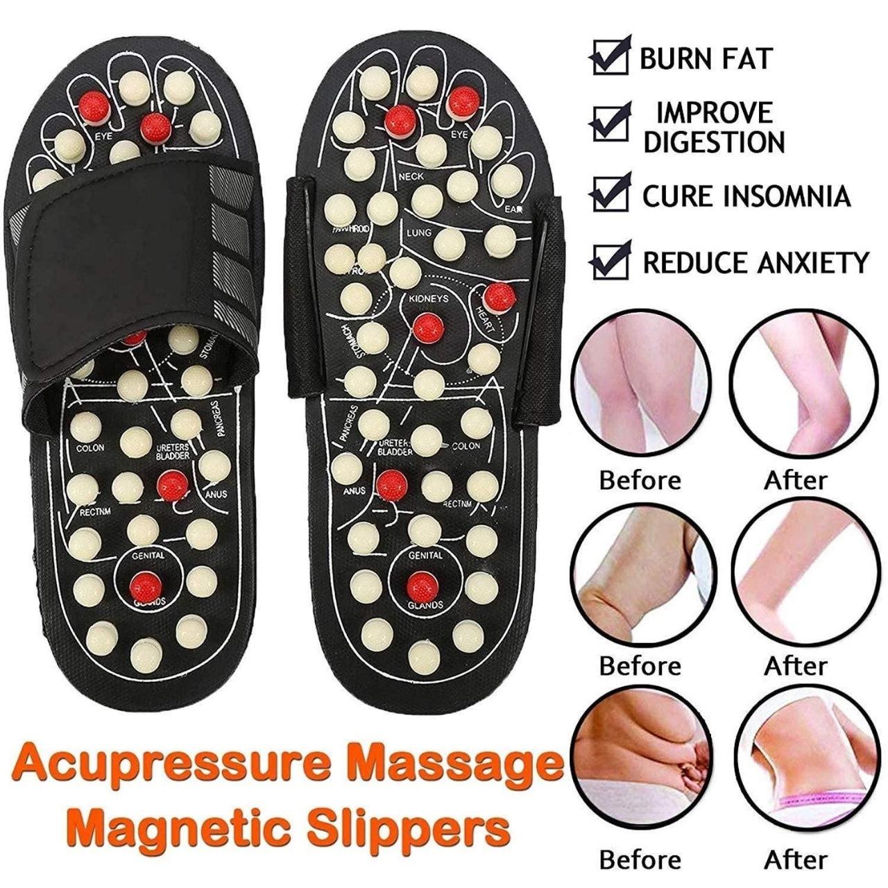 Magnetic Therapy Paduka Slippers for Full Body Blood Circulation