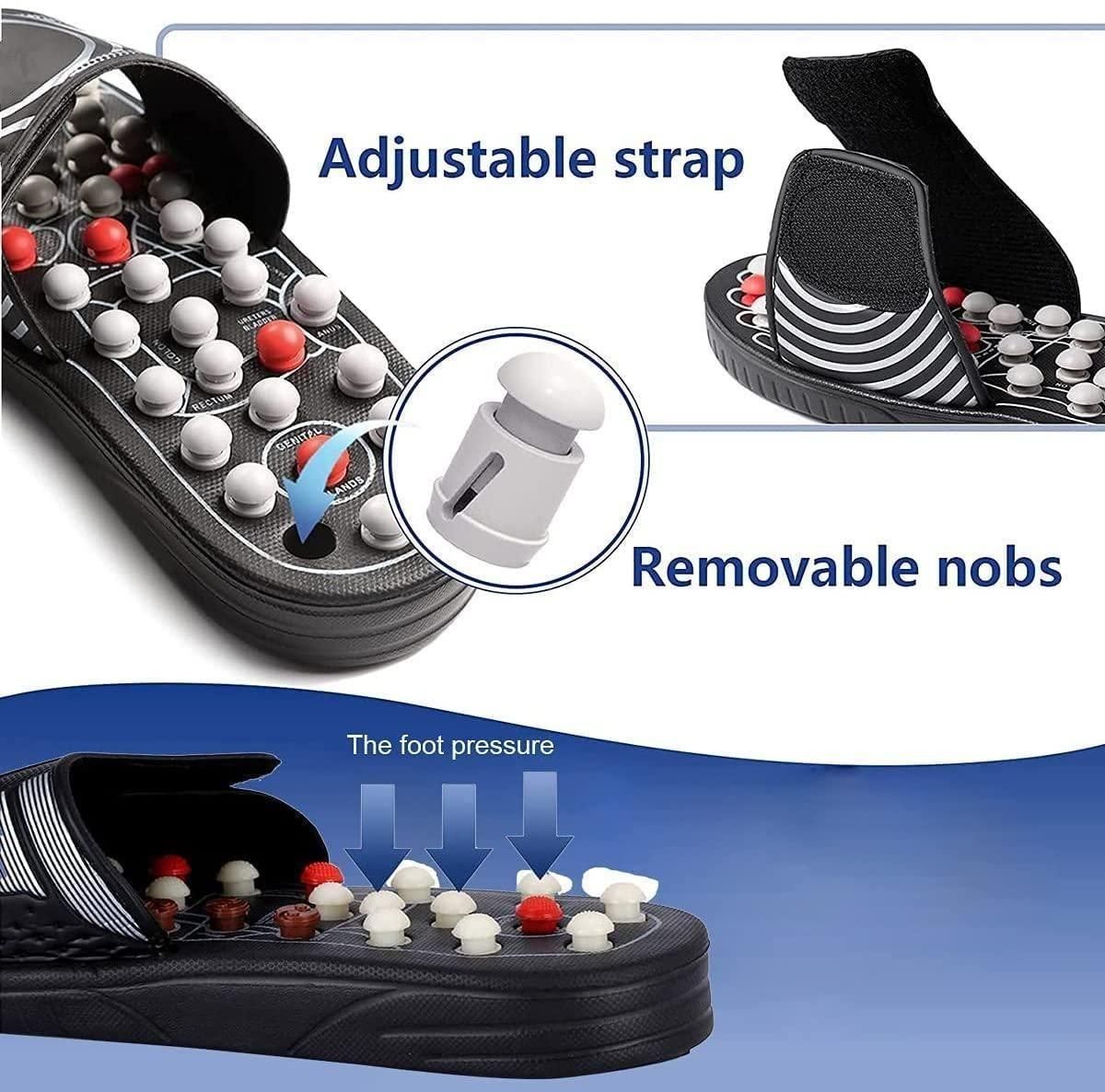 Magnetic Therapy Paduka Slippers for Full Body Blood Circulation