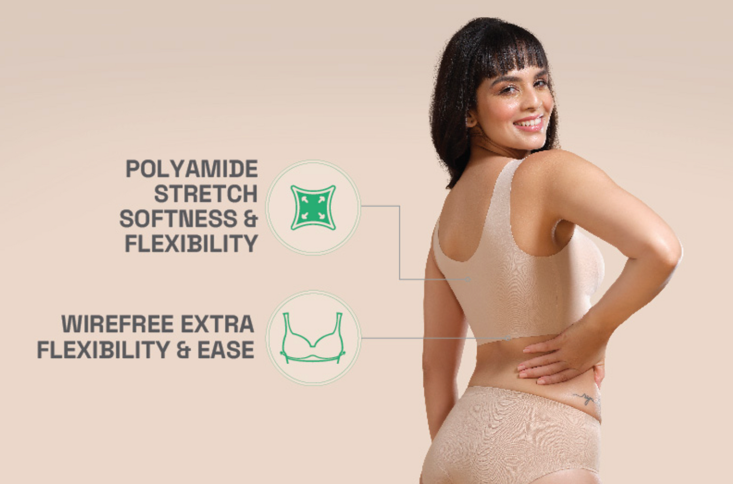 Womens Multicolor Air Bra (Pack of 3)